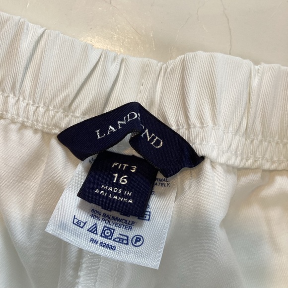 ☀️3/$25☀️ LANDS' END crop pull on pants - Picture 2 of 5